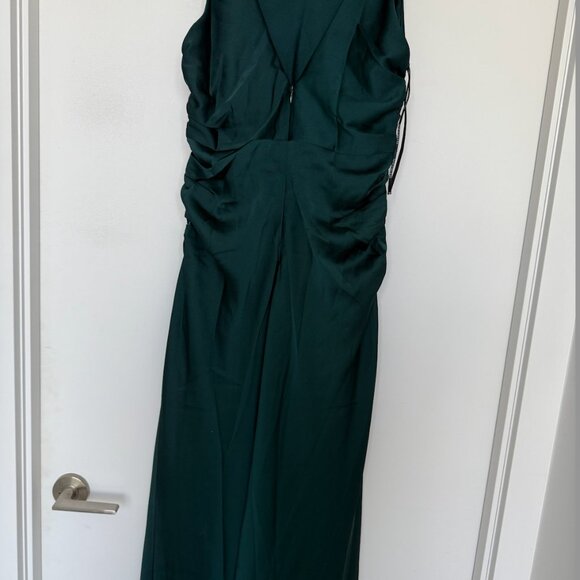Shona Joy - Size 10 - Emerald Green Midi Dress - NEVER WORN - Picture 4 of 4